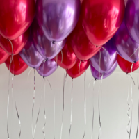 Хром красный/фиолетовый 15шт